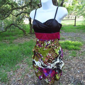 IN San Francisco Poufy Layered Sundress Size 3